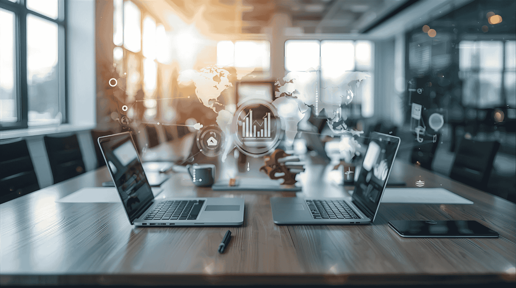 Strategic business development supported by digital services