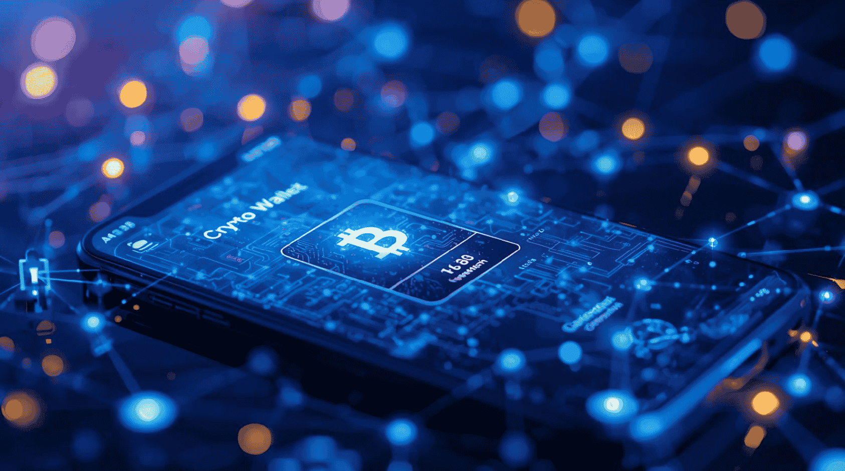 Mobile crypto wallet application interface