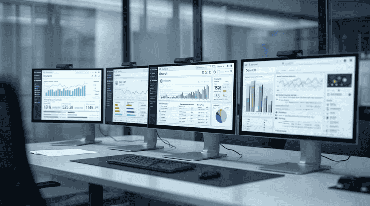 professional SEO services dashboard showing modern SEO performance in 2026